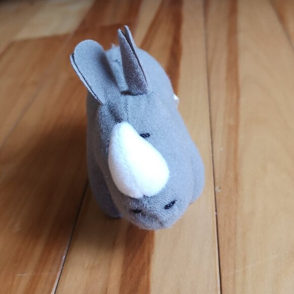 VINTAGE 1997 McDonald's Animal Pals Rhino Small Plush - Picture 2 of 3